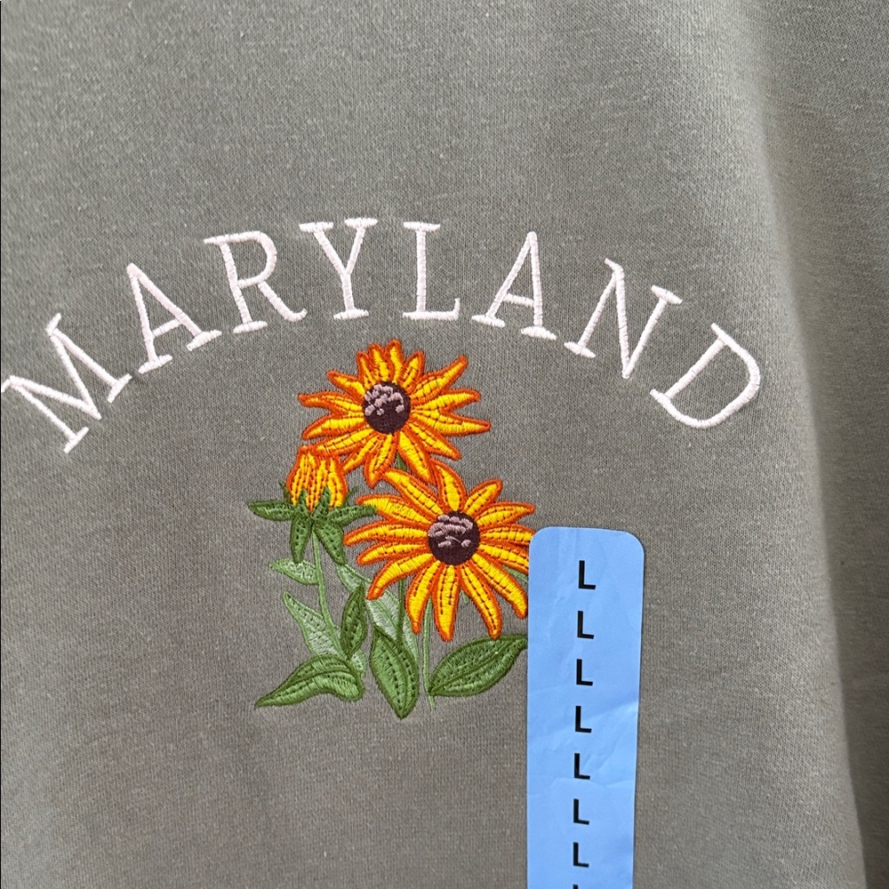State of Mind Green Maryland Sweatshirt crewneck